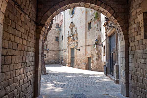 bezienswaardigheden gotische wijk van Barcelona stad